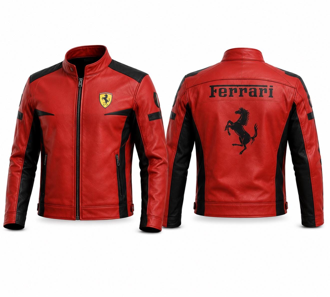 Leather Ferrari Jacket - Etsy