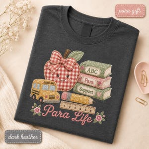 T-Shirt für pädagogische Hilfskräfte, Geschenk für Schulassistenten, T-Shirt für pädagogische Hilfskräfte Bild 3