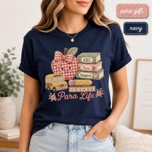 T-Shirt für pädagogische Hilfskräfte, Geschenk für Schulassistenten, T-Shirt für pädagogische Hilfskräfte Bild 4