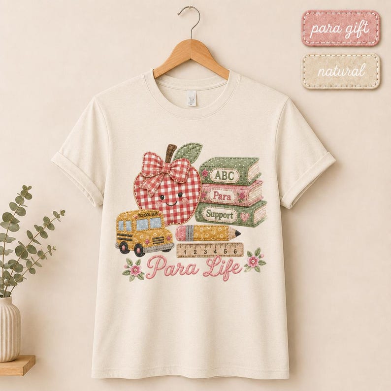 T-Shirt für pädagogische Hilfskräfte, Geschenk für Schulassistenten, T-Shirt für pädagogische Hilfskräfte Bild 9