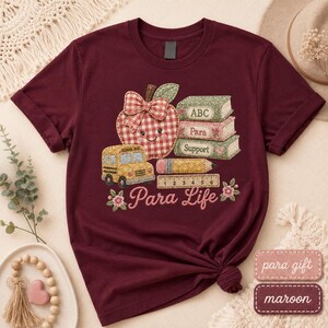 T-Shirt für pädagogische Hilfskräfte, Geschenk für Schulassistenten, T-Shirt für pädagogische Hilfskräfte Bild 6