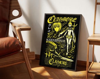 クレイモア アートプリント | A5サイズ - Etsy 日本