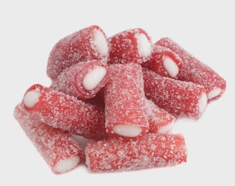 Sour Strawberry Licorice Pencil Bites