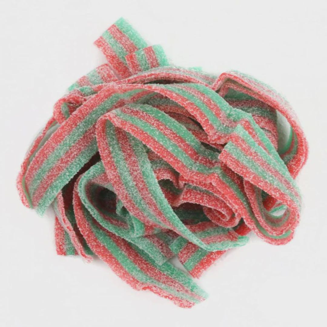 Sourbelt Raspberry Sour Belts – Strawberry Apple - Etsy