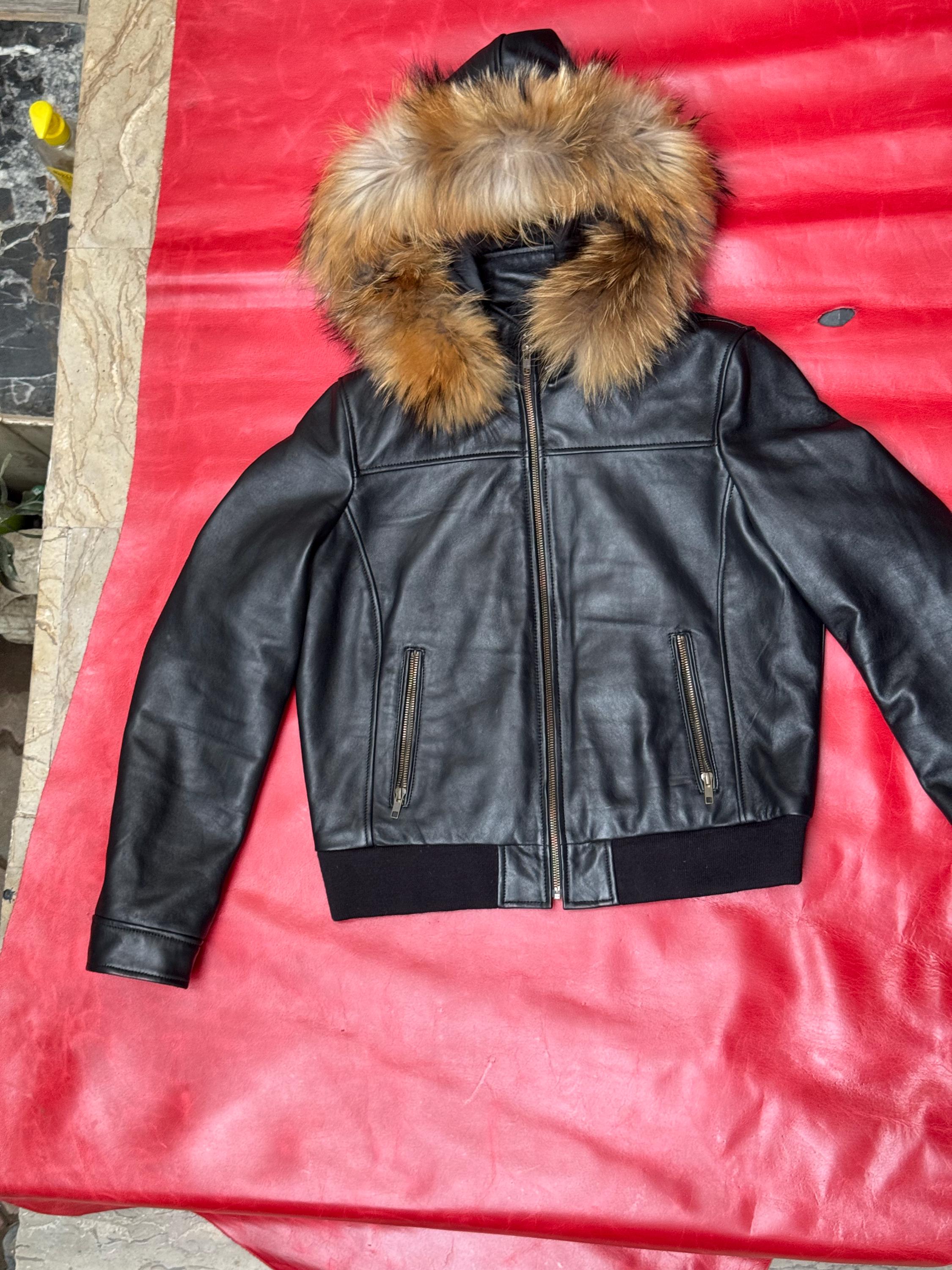 bomber jacket nike coat with fur hood