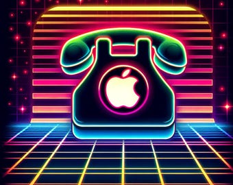 Synthwave smartphone iPhone App Icons: 80s Neon Retro Theme (Digital Download) Gen Z trending