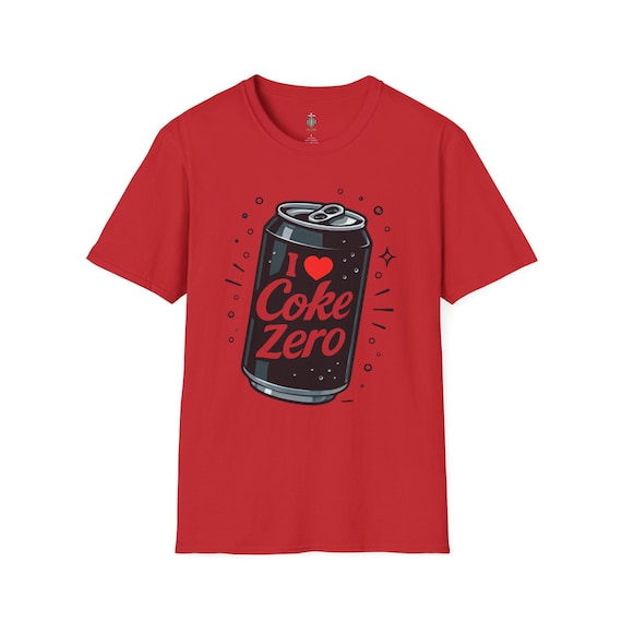 I Love Coke Zero Unisex Softstyle T-shirt - Etsy