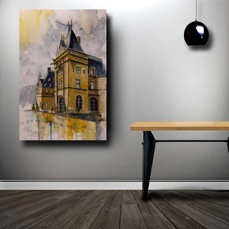 Biltmore Castle in Asheville Architecture Giclee Print on Etsy
