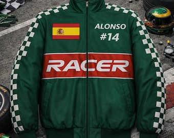 Custom F1 Racing Bomber Jacket | Personalized Motorsport Fan Apparel