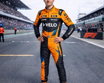 Lando Norris Inspired F1 Racing Suit | Motorsport Fan Costume
