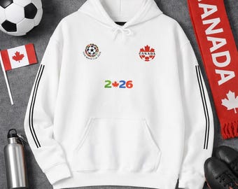 Canada Soccer Hoodie | FIFA World Cup 2026 | Canadian Football Fan