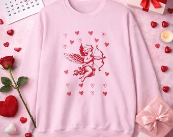 Cupid Valentine's Day T-Shirt | Love Angel Graphic Tee