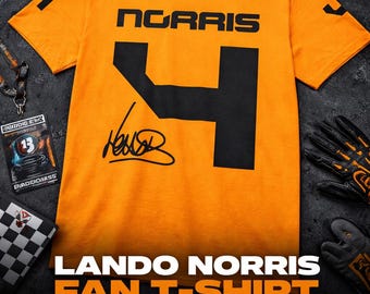 Lando Norris Signature Shirt | Formula 1 Racing Tee