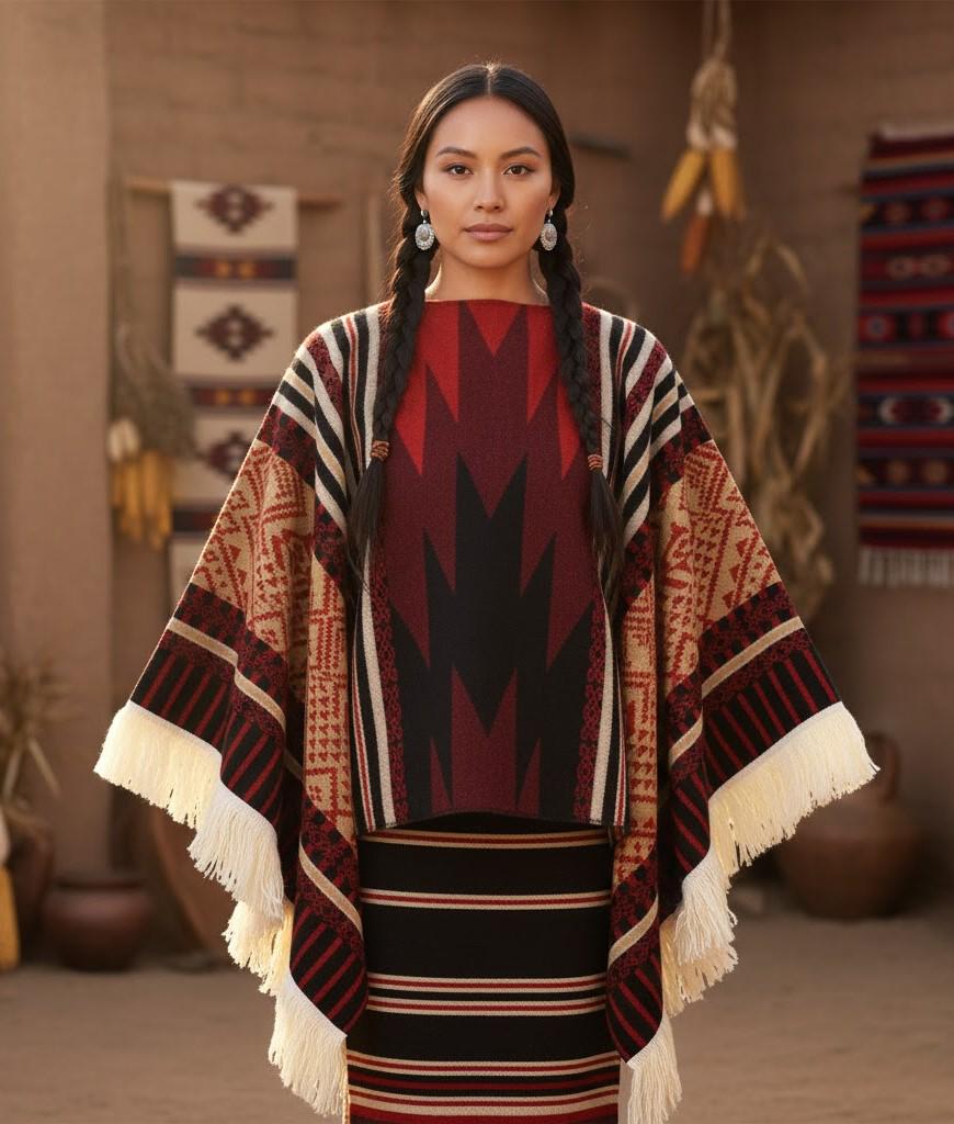 手作り！インディアンポンチョケープ 90‘ アリゾナ直接買付け Native american poncho - Etsy 日本