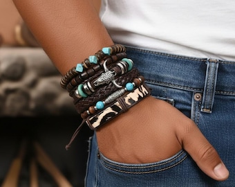 Rustic Boho Bracelet | Tribal Wristband, Festival Style