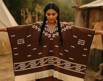 Western Poncho: Clint Eastwood Style Boho Festival Cape