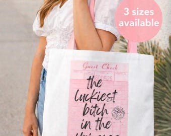 Lustig,Einkaufstasche Geschenk Braut Bachelorette Pink Einkauf Statement Accessoire Alltag Markt Frech Text Humor Design Trendy