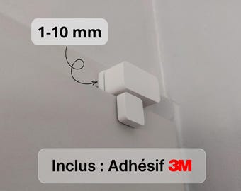 Maßgefertigter Abstandshalter für Nuki-Türsensoren – Keil | 1 bis 10 mm | Verschiedene Farben | 3D-gedruckt