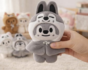 SKZOO Plush Keychain, Stray Kids Kpop Doll, Anime Bag Charm