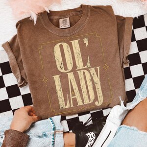 Ol' Lady PNG: Funny Retro Quote Graphic Design, Mature Humor png, Vintage Saying Artwork (Digital Download) image 4