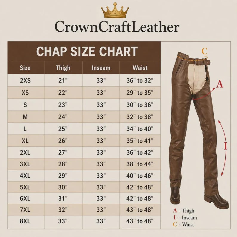 Handcrafted Western Leather Chaps With Tooled Yoke and Fringe - Etsy