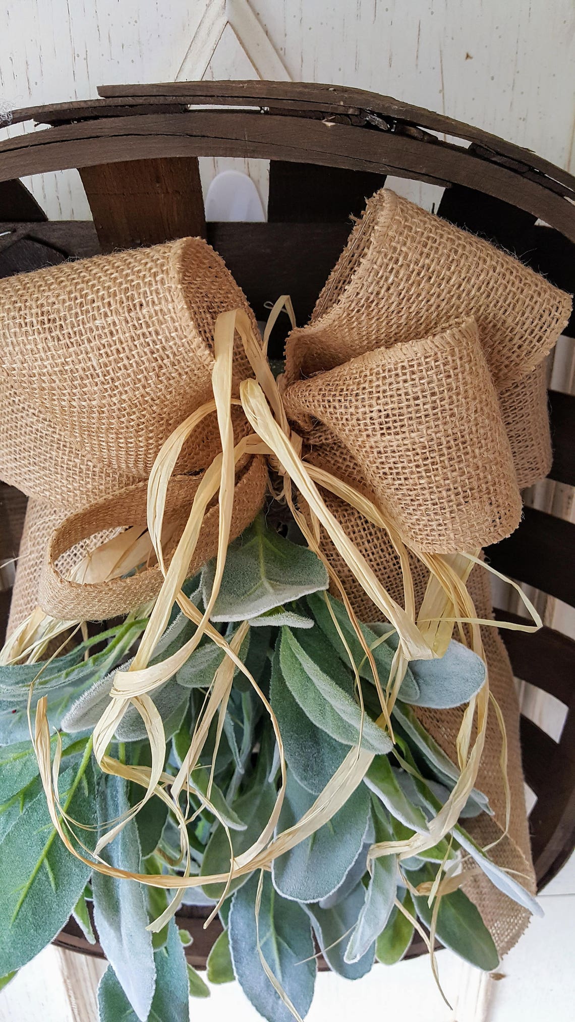 Tobacco Basket Lambs Ear Tobacco Baskets Farmhouse decor Etsy