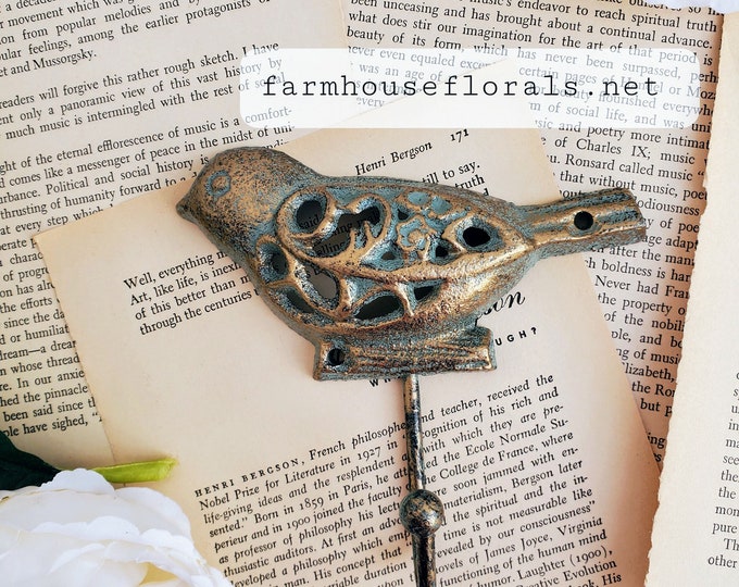 Cast Iron Bird Hook Etsy