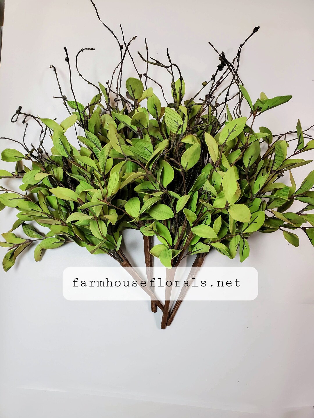 Tea Leaf Greenery Bush Etsy