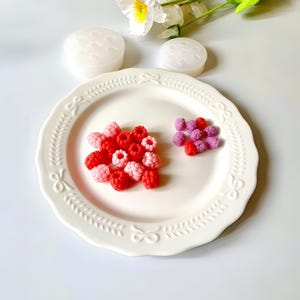 Molde de Silicone Framboesa para Vela Cera Resina Gesso Sabão Vela Aromaterapia DIY