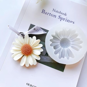 Daisy Candle Silicone Mold for Plaster Resin Candle Aromatherapy DIY