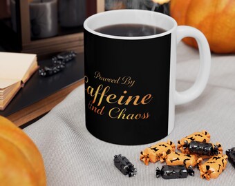 Caffeine and Kindness mug | Ceramic Coffee Mug