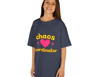 Chaos Coordinator Kids Tee | Heart Graphic Shirt