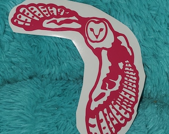 Barn Owl Vinyl Waterproof Permanent Decal for Cars, Windows, and More! Choose Your Color!