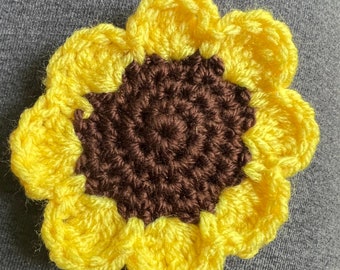 Crochet Sunflower Motif Pattern (PDF Pattern)