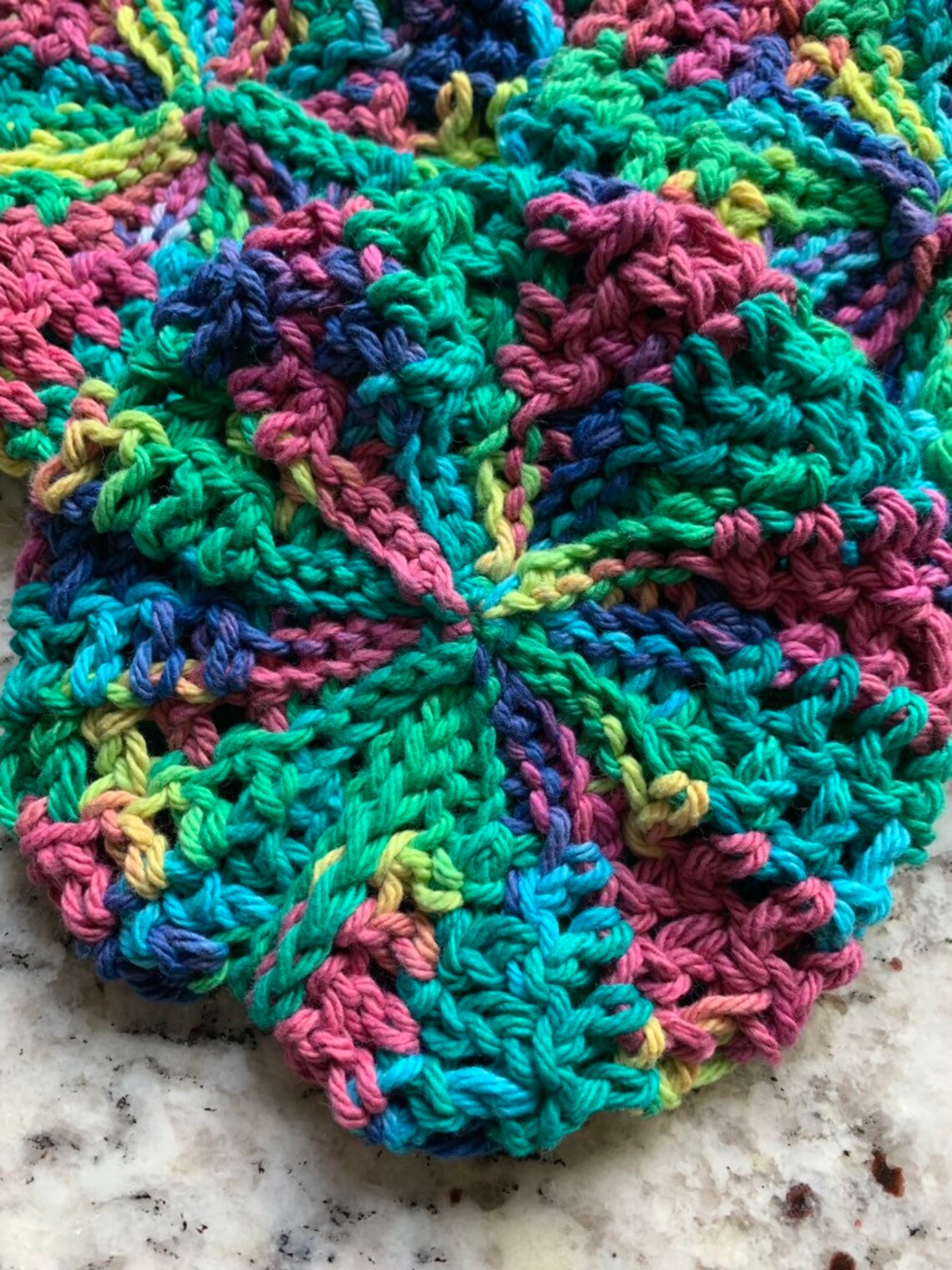 Crocheted Cotton Dish Scrubbies Etsy