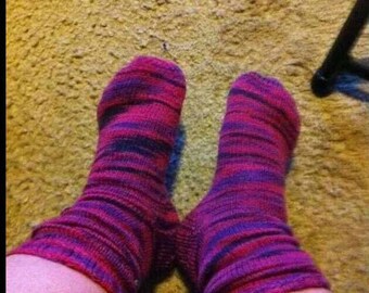 Knit-To-Order Socks: Custom Color, Length Choice