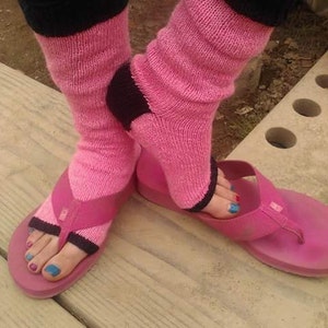 Toeless socks to wear with flip flops sale
