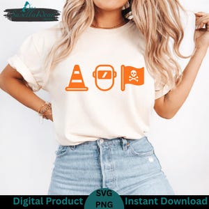 Pittsburgh Hoist The Traffic Cone SVG PNG Bundle: funny city meme urban humor icon design (Digital Download) image 13