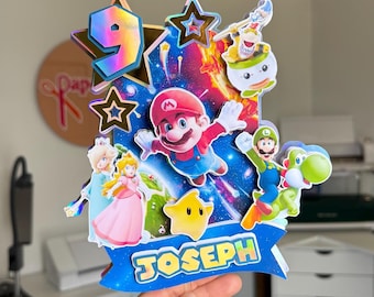 Galaxy Cake Topper. Movie Galaxy.