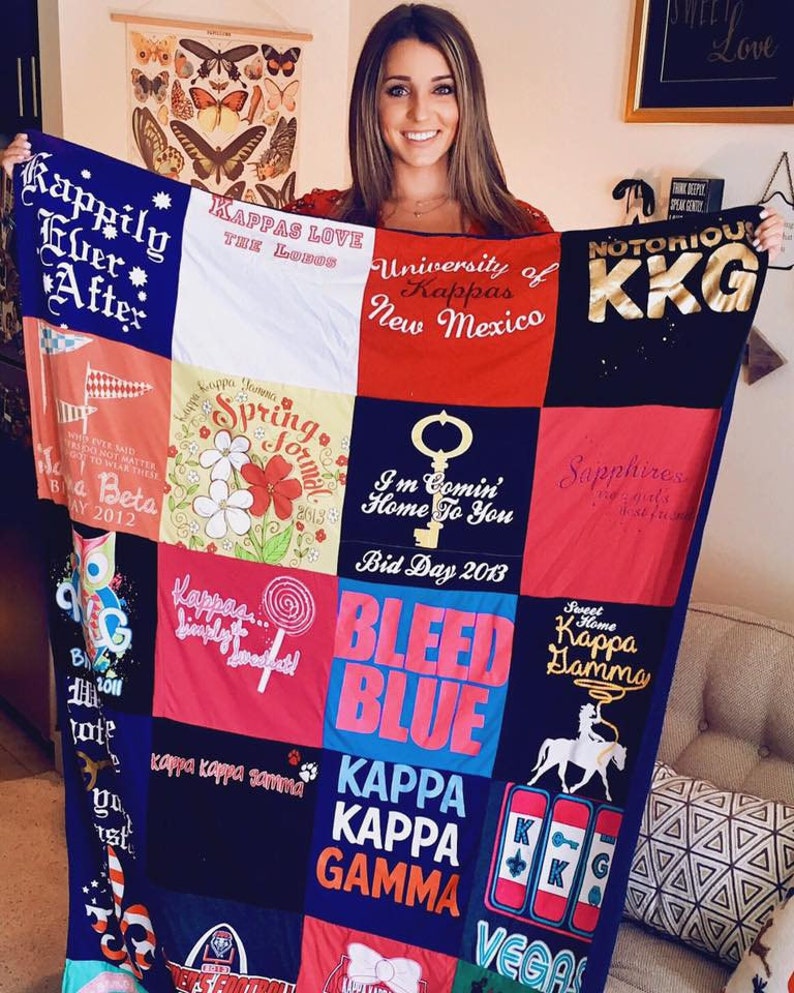 Lap Size T-Shirt Quilt 4x4 feet Pay 50 to get 75 in value afbeelding 4