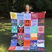 jayreesmom Gerecenseerd Lap Size T-Shirt Quilt 4x4 feet (can be upgraded at projectrepat.com)