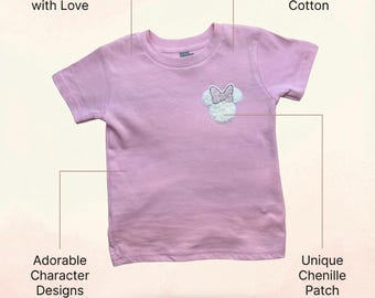 Camiseta infantil inspirada en Minnie Mouse