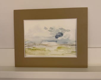 Seeing Clearly - Hand-Painted Abstract Landscape
