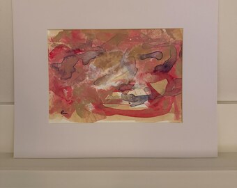 Waves of Love - Hand-Painted Original Abstract Art