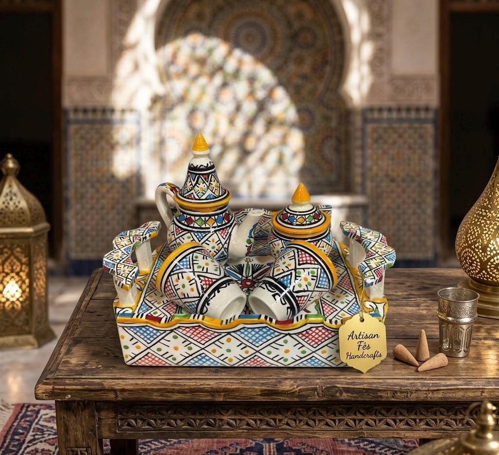 Moroccan tea set - Etsy 日本