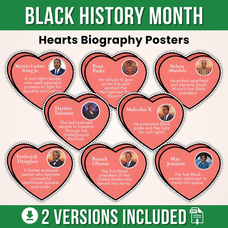 Black History Valentine Day Posters - Etsy