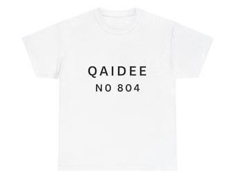 Camiseta QAIDEE NO 804 | Camiseta com estampa minimalista