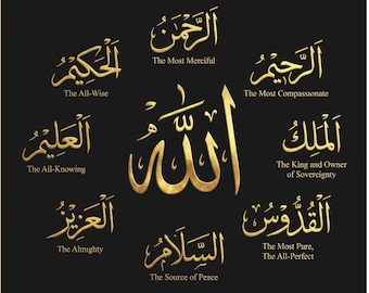 arte digital nomes de Alá