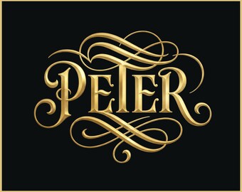 Arte de pared con nombre personalizado imprimible