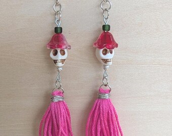 Day of the Dead Dangle Earrings
